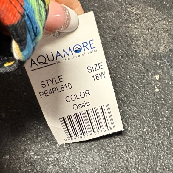 Floral Black Women's One Piece Swimsuit - Picture 3 of 5